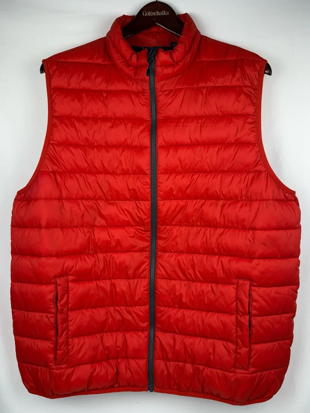Swiss Tech Red Puffer Vest Size XL/XG - Excellent Condition Full Zip